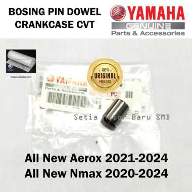 Bosing Pin Dowel Crankcase Cvt All New Nmax N Max Aerox Asli Original Yamaha Surabaya 54PF71210000