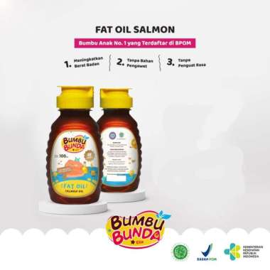 Bumbu Bunda Fat Salmon Oil Non MSG Non Pengawet Chicken oil