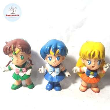 Chibi Sailor Moon Jupiter Mercury Venus Sailormoon Figure Jadul Toys