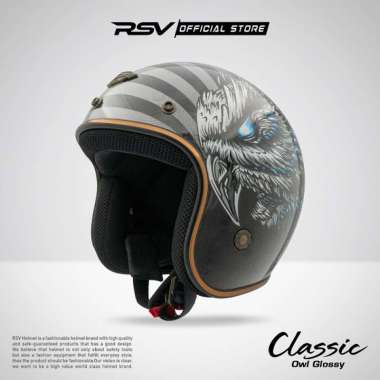 RSV Helmet - RSV HELM CLASSIC OWL GLOSSY L