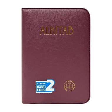 Alkitab Tulisan Besar Bersampul Kulit (064 SL TB2) Maroon