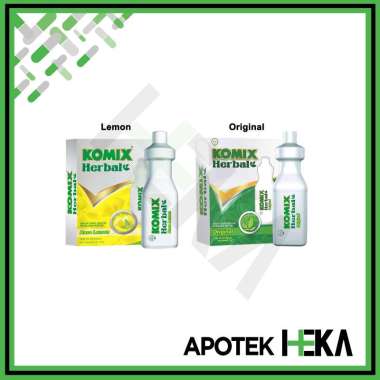 Komix Herbal Tube Botol 15 ml Box isi 4 Lemon