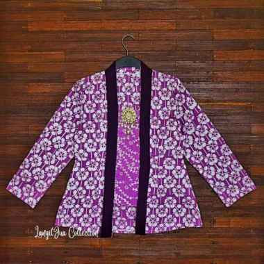 KEBAYA KUTUBARU BATIK BELUDRU MODERN | OUTFIT KONDANGAN LILAC - LANGITJUA BATIK SOLO L kutubaru 2