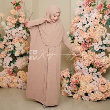 KOYU DRESS ABAYA PLAIN ( ABAYA ONLY ) MOCCA