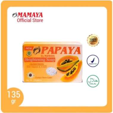 Sabun Pepaya/Papaya By Mamaya Original BPOM 70Gr 135Gr 135g