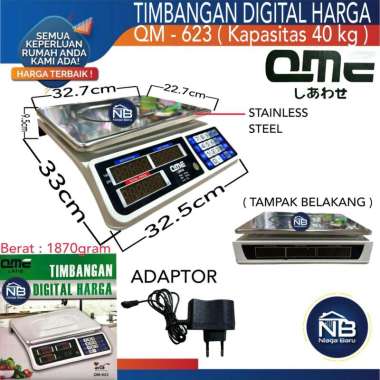 Timbangan Buah Digital Scale Double Computing 40kg Ome Qm-623
