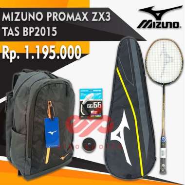 Promo Raket Badminton Mizuno ZX3 x Tas Mizuno BP 2015 TERJAMIN