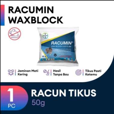Racun Tikus Ampuh [Jaminan Mati Kering] 50 gr – Racumin, Racun Tikus Agenda (ENVU) , mati kering