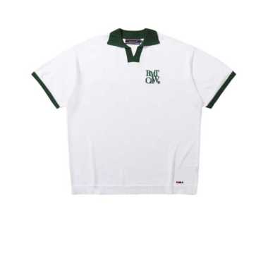 RMTCRW ROMANTIC CROWN LOGO POLO SHIRT WHITE 100% Authentic S