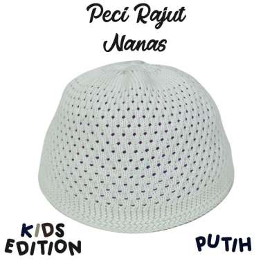 peci kopiah rajut nanas harga terjangkau ukuran all size anak - anak kualitas bagus aneka warna dan 