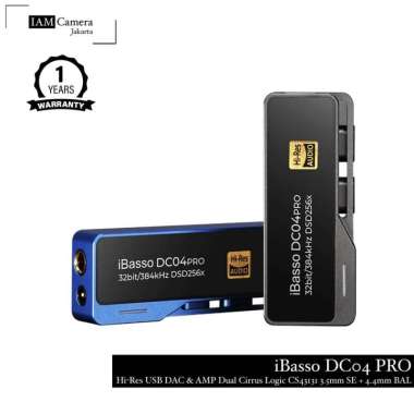 USB DAC iBasso DC04 PRO Hi-Res USB DAC & AMP Dual Cirrus Logic Black