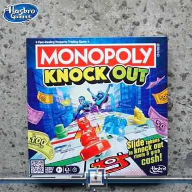Monopoly Knock Out Slide Board Game Monopoli