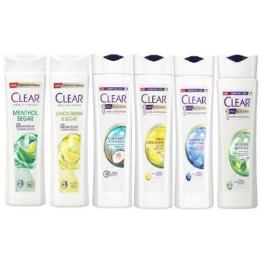 Clear Shampoo Anti Ketombe Ice Cool Menthol 300ml Coconut