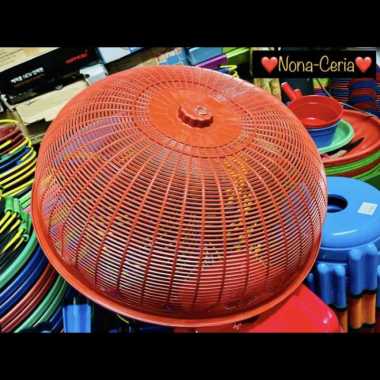 Tudung saji bulat / tudung saji plastik / penutup makanan meja