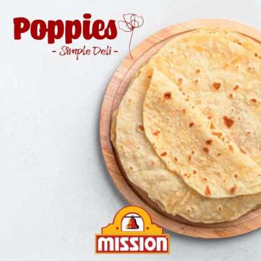 Kulit Tortila - MISSION - Tortilla Warp - Kebab Taco Nacho - 6 inch / 15cm - 12 Pieces