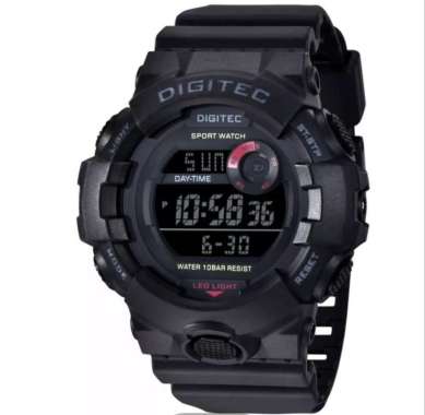 Jam Tangan Pria Digitec 5112 Digital Original DG5112 hitam merah