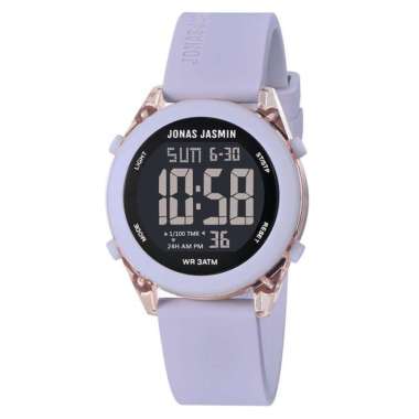 Jam Tangan Unisex Jonas Jasmin 2240 Digital Original Ungu
