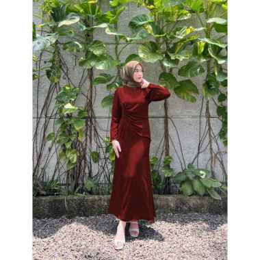 FAYRA DRESS by TALAOUTFIT | Gamis Satin | Satin Silk | Dress Kondangan | Gamis Pesta | Lebaran Ideas
