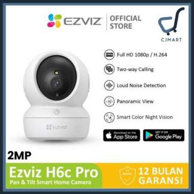 Ezviz H6c Pro 2MP Smart Wifi Pan Tilt IP Camera CCTV Indoor 1080p