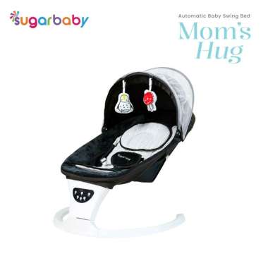 Sugar Baby Moms Hug Automatic Baby Swing Bed/ Ayunan Bayi/ Bouncer Bayi BLACK