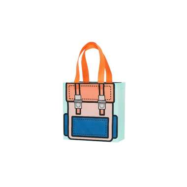 OEM ONE-T59 Tas Hampers Non Woven Anti Air Motif Tas Sekolah Lucu Uk. 22x22x9cm Goodie Bag / Hand Ba