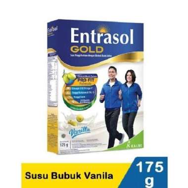 susu bubuk entrasol gold 175gr vanila