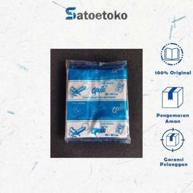Tas Kresek // Plastik Apollo Ukuran Besar / Sedang / Kecil - Putih Kecil