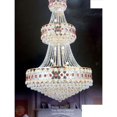 LAMPU GANTUNG KRISTAL 10011 / LAMPU HIAS / LAMPU VOID TANGGA
