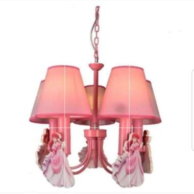 LAMPU GANTUNG ANAK UNTUK KAMAR MODEL PRINCESS CHANDELIER