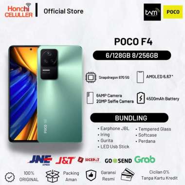 Xiaomi POCO F4 8/256GB 6/128GB Garansi Resmi POCO Indonesia Original F3 5G 8/256GB Non Bundling