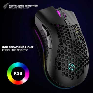 K-SNAKE Mouse Gaming Wireless RGB Honeycomb Rechargeable