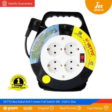 VETTO Box kabel 5 meter switch SNI - Kabel Rol 5M Switch V2815 5Sw