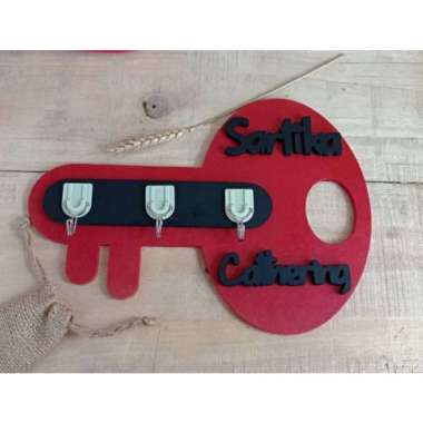 tempat gantungan kunci lucu unik termurah custom tulisan