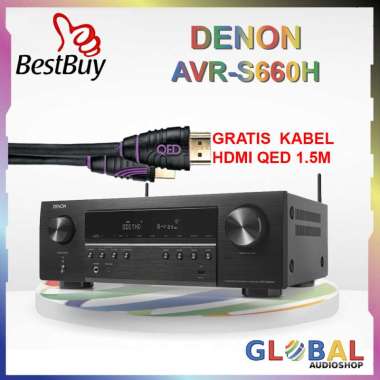 DENON AMPLIFIER 5.2 8K AVRS660H AVR-S660H AVRS 660H HEOS EARC ARC