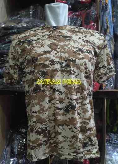 Kaos Loreng Digital Gurun - Kaos Pria Loreng Gurun