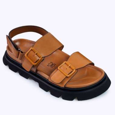 EVERBEST EM06 SANDAL PRIA ORIGINAL SENDAL SLINGBACK KULIT ASLI ORI COKLATBROWN