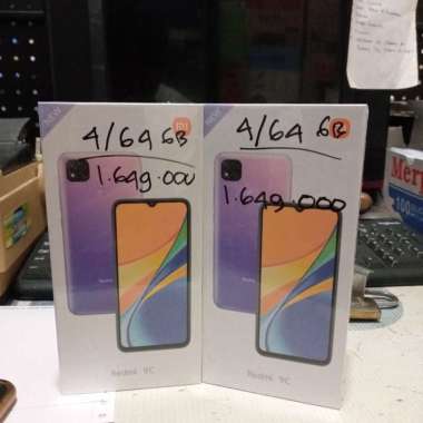 handphone redmi 9c 4/64 gray original