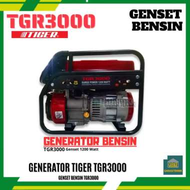 Genset Tiger 1200 Watt TGR3000 Tiger TGR 3000 / Genset 1000 Watt Tiger