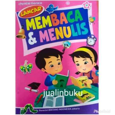 Buku Anak Lancar Membaca dan Menulis Ukuran Jumbo untuk TK dan paud (BI)