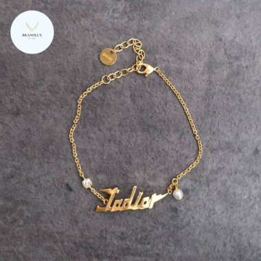 DIOR Bracelet Jadior Graphic GHW - 100% Authentic