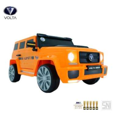 MOBIL AKI MAINAN ANAK VOLTA 5003 G-UNIT MERCY MERCEDES BENZ G63 REMOTE Orange
