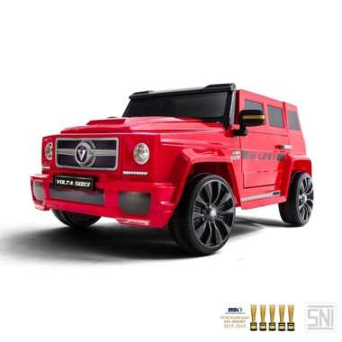 MOBIL AKI MAINAN ANAK VOLTA 5003 G-UNIT MERCY MERCEDES BENZ G63 REMOTE Red