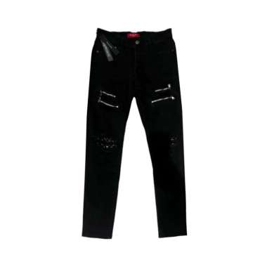 RUCAS Diamond Leather Jeans Black 31 Black