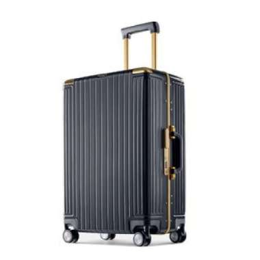 Roaming Koper Kabin & Bagasi Nuansa Gold Wanita dan Pria T098 BLACK - 20