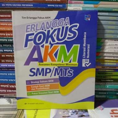 Buku ERLANGGA FOKUS AKM SMP Print dig By Tim Erlangga Fokus AKM Multivariasi Multicolor