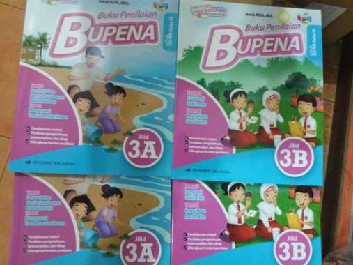 Buku Paket Bupena SD Kelas.3A dan 3B kurikulum 2013 Multivariasi Multicolor