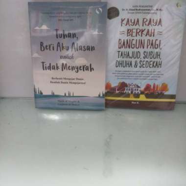 PAKET 2 BUKU TUHAN BERI AKU ALASAN UNTUK TIDAK MENYERAH KAYA RAYA BERK Multivariasi Multicolor