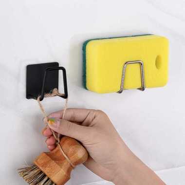 TaffHOME Gantungan Organizer Rak Dapur Stainless Steel Gold