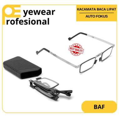 kacamata plus baca auto fokus anti radiasi lipat titanium [BAF]