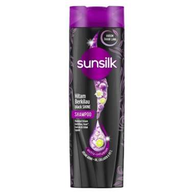 Promo Harga Sunsilk Shampoo Black Shine 160 ml - Blibli